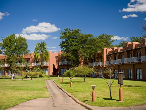 Zambezi Sun - outside view of room